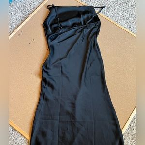 Black silk dress-worn once